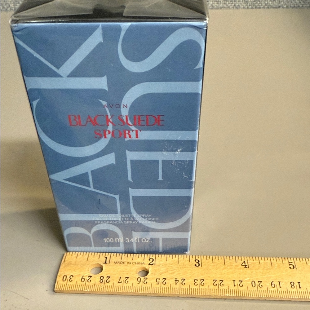 Avon Black Suede Sport Fragrance Spray Cologne for Men Factory Sealed Big 3.4 OZ - Picture 8 of 16